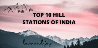10 Top Hill Stations in India TOP 10 HILL STATIONS