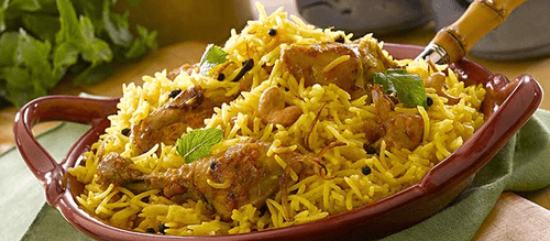 Mughlai biryani - Top 5 Indian Dishes