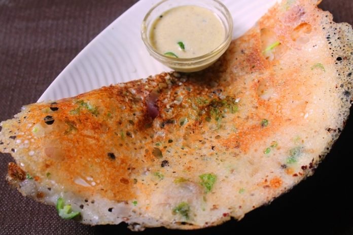Onion Rava Dosa Onion Rava Dosa