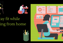Stay fit while working from home Stay fit while working from home