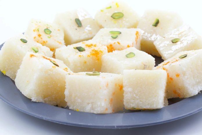 Coconut Burfi Coconut Burfi