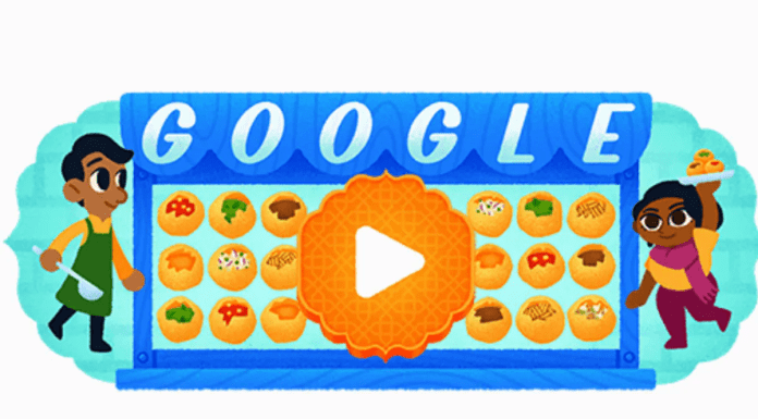 Google Celebrates Pani Puri World Record with Creative Doodle Pani Puri