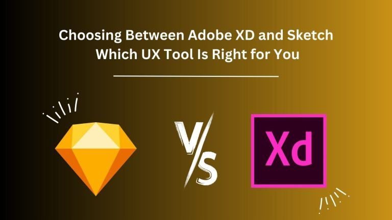 Adobe XD and Sketch